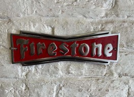 aluminium Firestone plaque
